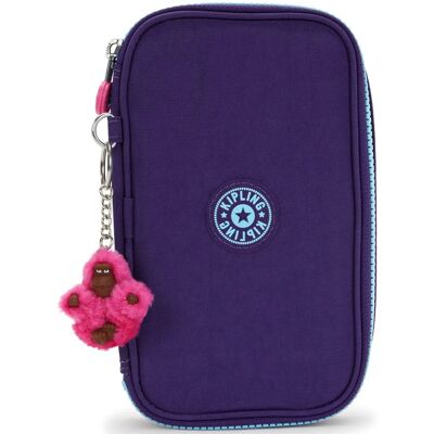 Kipling 50 pens etui paars man Kipling 50 pens etui paars man