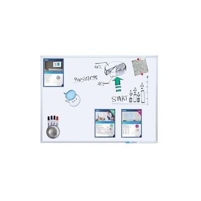 Franken Whiteboard X-tra!Line 120x90cm magneetstalen Franken Whiteboard X-tra!Line 120x90cm magneetstalen