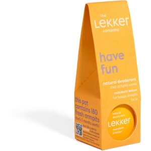 Lekker Company Mandarijn & Citroen Deodorant - Natuurlijke citrusgeur Lekker Company Mandarijn & Citroen Deodorant - Natuurlijke citrusgeur