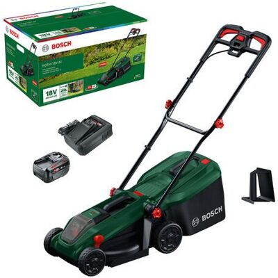 Groen Bosch - rotak18v-32 - accu grasmaaier - 32 cm - 35 l Groen Bosch - rotak18v-32 - accu grasmaaier - 32 cm - 35 l