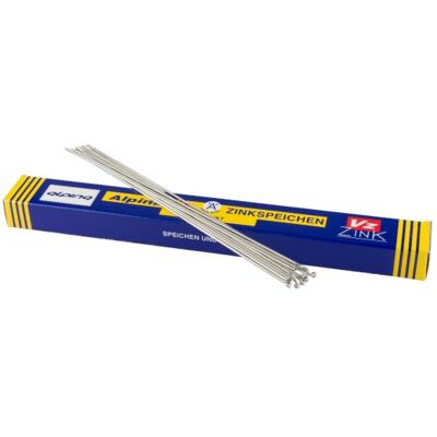 Alpina Spaken 240-14 raggi ø2.00 mm fg 2,3 - zink (144 stuks) Zilver Alpina Spaken 240-14 raggi ø2.00 mm fg 2,3 - zink (144 stuks) Zilver