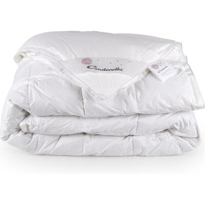 Cinderella soul dekbed 4-seizoenen - 1 persoons - luxe eendendons vulling - percale tijk - 140x 200 cm Cinderella soul dekbed 4-seizoenen - 1 persoons - luxe eendendons vulling - percale tijk - 140x 200 cm