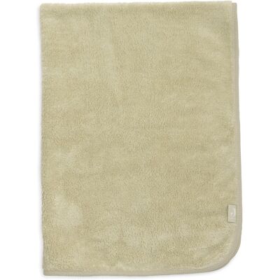 Jollein deken wieg 75x100cm basic sherpa/jersey soft matcha Jollein deken wieg 75x100cm basic sherpa/jersey soft matcha