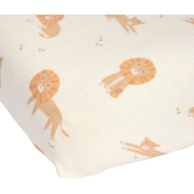 Little Dutch hoeslaken - 80 x 160 - safari leo Little Dutch hoeslaken - 80 x 160 - safari leo