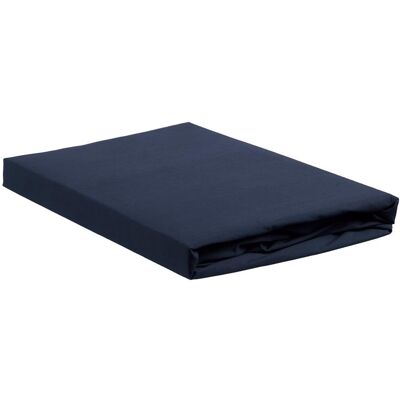 Ambiante katoen - hoeslaken - 70x200 - donker blauw Ambiante katoen - hoeslaken - 70x200 - donker blauw