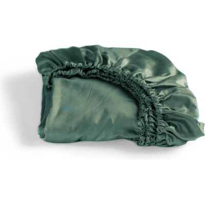 Cinderella Groene Satijnen Hoeslaken 180x210cm Cinderella Groene Satijnen Hoeslaken 180x210cm