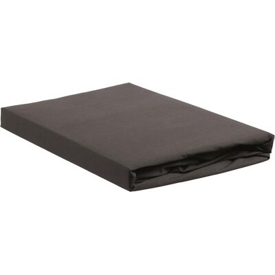 Beddinghouse - percale-katoen - split-topper - hoeslaken - 140x200 cm - antraciet Beddinghouse - percale-katoen - split-topper - hoeslaken - 140x200 cm - antraciet