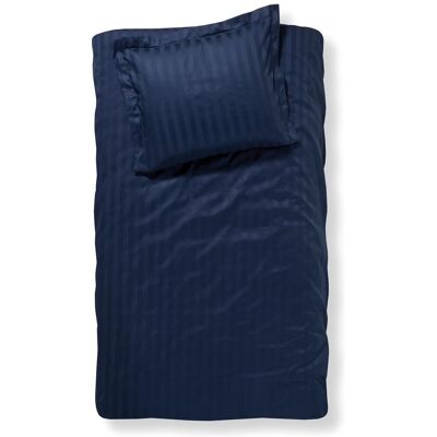 Damai linea - dekbedovertrek - 140x200/220 cm - eenpersoons - indigo + 1 kussensloop 60x70 Damai linea - dekbedovertrek - 140x200/220 cm - eenpersoons - indigo + 1 kussensloop 60x70