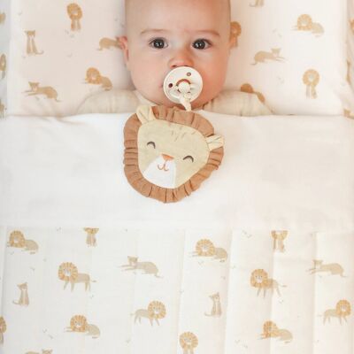 Little Dutch safari leo wiegdeken - 70 x 100 cm - geel Little Dutch safari leo wiegdeken - 70 x 100 cm - geel
