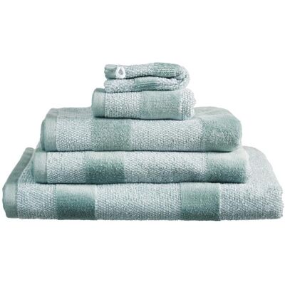 Beddinghouse sheer stripe - gastendoekje - 30x50cm - groen Beddinghouse sheer stripe - gastendoekje - 30x50cm - groen