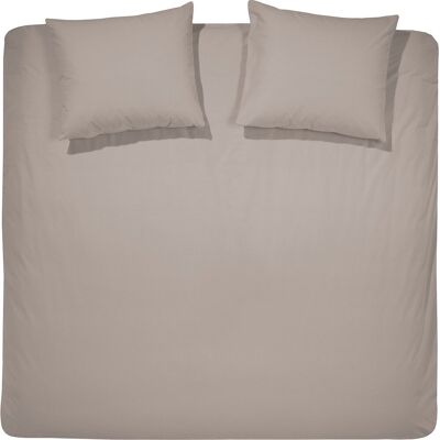 Cinderella morning 2-persoons dekbedovertrekset 200x200cm flanel taupe + 2 kussenslopen 60x70 Cinderella morning 2-persoons dekbedovertrekset 200x200cm flanel taupe + 2 kussenslopen 60x70