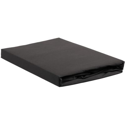 Ambiante - katoen - split-topper - hoeslaken - 180x200 cm - antraciet Ambiante - katoen - split-topper - hoeslaken - 180x200 cm - antraciet