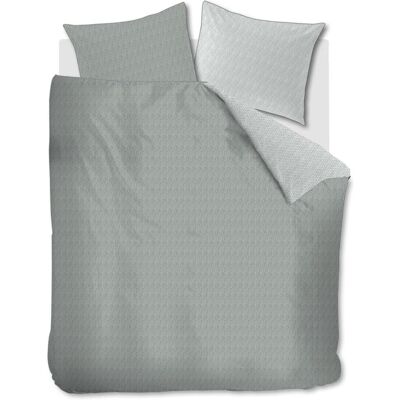 Riviera Maison twisted dekbedovertrek - lits-jumeaux - 240x200/220 - grijsgroen Riviera Maison twisted dekbedovertrek - lits-jumeaux - 240x200/220 - grijsgroen