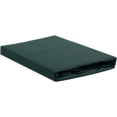 Ambiante katoen - topper hoeslaken - 180x200 - donker groen Ambiante katoen - topper hoeslaken - 180x200 - donker groen