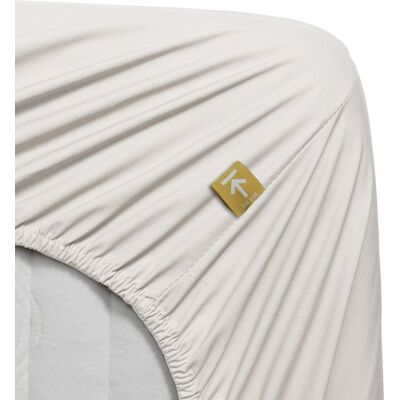 Beddinghouse - percale katoen - topper hoeslaken - 90x200 cm - gebroken wit Beddinghouse - percale katoen - topper hoeslaken - 90x200 cm - gebroken wit