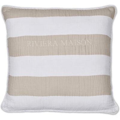 Riviera Maison striped sierkussen - 45x45 cm - zand Riviera Maison striped sierkussen - 45x45 cm - zand