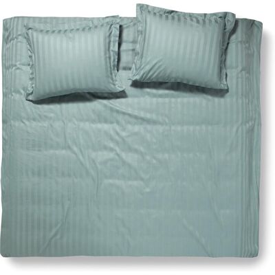 Damai - linea - dekbedovertrek - 200x200/220 cm - tweepersoons - groen + 2 kussenslopen 60x70 Damai - linea - dekbedovertrek - 200x200/220 cm - tweepersoons - groen + 2 kussenslopen 60x70