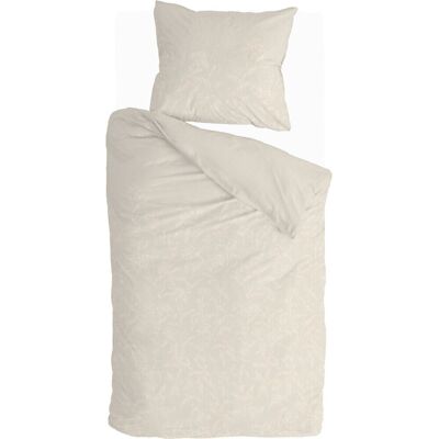 Walra dekbedovertrek yarrow elegance - 140x220 - 100% katoen (bci) - zand Walra dekbedovertrek yarrow elegance - 140x220 - 100% katoen (bci) - zand