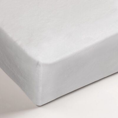 Ambiante molton hoeslaken - tweepersoons - 90/100x200/210 cm - wit Ambiante molton hoeslaken - tweepersoons - 90/100x200/210 cm - wit