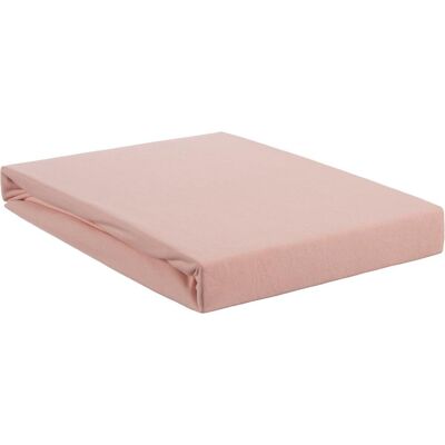 Beddinghouse - jersey - 95% katoen - 5% lycra - topper hoeslaken - 80x220 cm - licht roze Beddinghouse - jersey - 95% katoen - 5% lycra - topper hoeslaken - 80x220 cm - licht roze