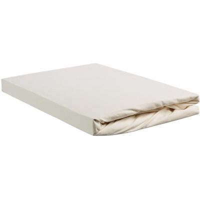 Ambiante katoen - splittopper hoeslaken - 200x200/210 - gebroken wit Ambiante katoen - splittopper hoeslaken - 200x200/210 - gebroken wit