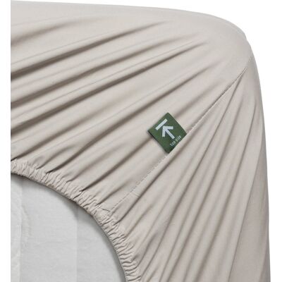 Beddinghouse percale katoen - splittopper hoeslaken - 180x200 - naturel Beddinghouse percale katoen - splittopper hoeslaken - 180x200 - naturel