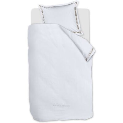 Riviera Maison Rivièra maison whisper dekbedovertrek - eenpersoons - 140 x 200/220 cm - wit Riviera Maison Rivièra maison whisper dekbedovertrek - eenpersoons - 140 x 200/220 cm - wit