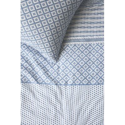 Riviera Maison Rivièra maison francesco dekbedovertrek - lits-jumeaux - 240 x 200/220 cm - blauw Riviera Maison Rivièra maison francesco dekbedovertrek - lits-jumeaux - 240 x 200/220 cm - blauw
