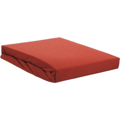Beddinghouse - jersey-stretch - split-topper - hoeslaken - 180x220 cm - koraalrood Beddinghouse - jersey-stretch - split-topper - hoeslaken - 180x220 cm - koraalrood