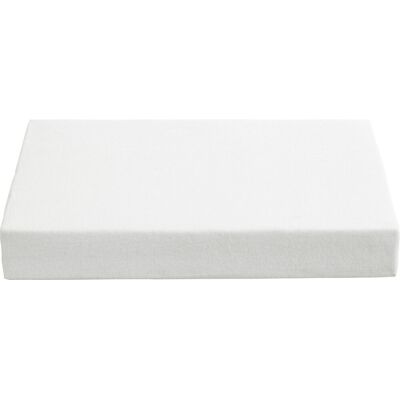 Ambiante jersey - hoeslaken - 140x200 - wit Ambiante jersey - hoeslaken - 140x200 - wit