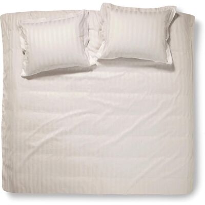 Damai - Linea Ivory Satin - 200x200/220 - Dekbedovertrek Damai - Linea Ivory Satin - 200x200/220 - Dekbedovertrek