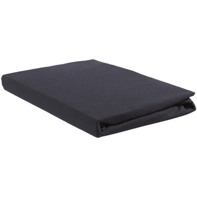 Beddinghouse - jersey - split-topper - hoeslaken - 180x220 cm - marine blauw Beddinghouse - jersey - split-topper - hoeslaken - 180x220 cm - marine blauw