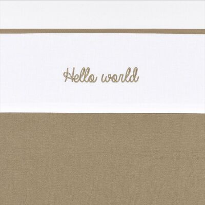 Meyco - Borte - taupe - 75x100 cm - Wieglaken Meyco - Borte - taupe - 75x100 cm - Wieglaken