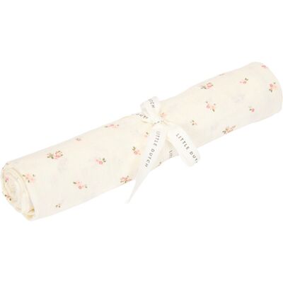 Little Dutch Swaddle - wit - maat 120 cm - fairy garden - fairy blossom Little Dutch Swaddle - wit - maat 120 cm - fairy garden - fairy blossom