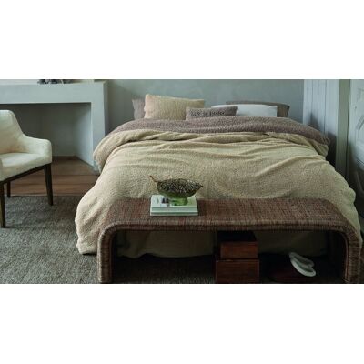 Riviera Maison Rivièra maison huggle dekbedovertrek - eenpersoons - 140 x 200/220 cm - zand Riviera Maison Rivièra maison huggle dekbedovertrek - eenpersoons - 140 x 200/220 cm - zand