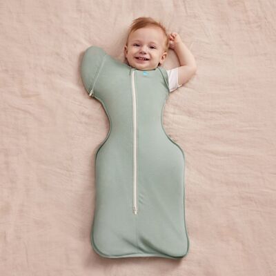 Love To Dream ™ babyslaapzak swaddle up™ - inbakeren afbouwen - baby 3-6 maanden - 6-8.5 kg - zomer - olive Love To Dream ™ babyslaapzak swaddle up™ - inbakeren afbouwen - baby 3-6 maanden - 6-8.5 kg - zomer - olive
