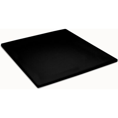 Cinderella topper hoeslaken - 2 persoons - zacht - jersey - 180x200/210 cm - tot 12 cm hoog - zwart Cinderella topper hoeslaken - 2 persoons - zacht - jersey - 180x200/210 cm - tot 12 cm hoog - zwart