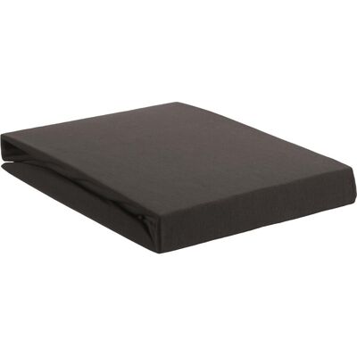 Beddinghouse - jersey - topper hoeslaken - 90x220 cm - antraciet Beddinghouse - jersey - topper hoeslaken - 90x220 cm - antraciet