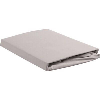 Beddinghouse - percale katoen - hoeslaken - 180x200 cm - licht grijs Beddinghouse - percale katoen - hoeslaken - 180x200 cm - licht grijs