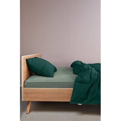 Beddinghouse - jersey - hoeslaken - 160x200 cm - groen Beddinghouse - jersey - hoeslaken - 160x200 cm - groen