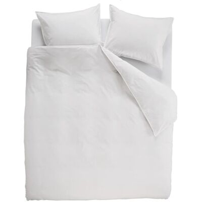 Ambiante cotton uni dekbedovertrek - effen - lits-jumeaux xl - 260x200/220 cm - wit Ambiante cotton uni dekbedovertrek - effen - lits-jumeaux xl - 260x200/220 cm - wit
