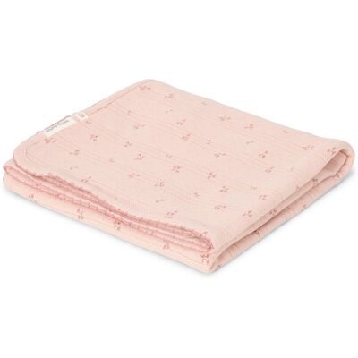 Little Dutch Ledikant deken - roze - essentials Little Dutch Ledikant deken - roze - essentials