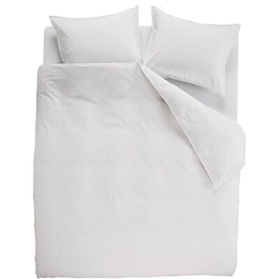 Ambiante cotton uni dekbedovertrek - effen - tweepersoons - 200x200/220 - wit Ambiante cotton uni dekbedovertrek - effen - tweepersoons - 200x200/220 - wit