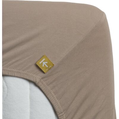 Beddinghouse jersey - hoeslaken - 90x200/220 - taupe Beddinghouse jersey - hoeslaken - 90x200/220 - taupe