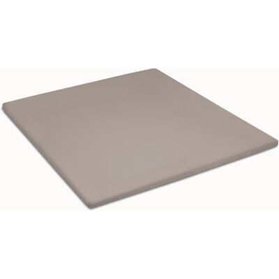 CINDERELLA Jersey Topper Fitted Sheet - 180x200-210 cm - Taupe CINDERELLA Jersey Topper Fitted Sheet - 180x200-210 cm - Taupe