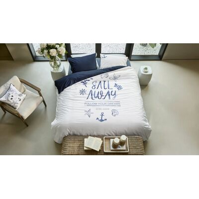 Riviera Maison Rivièra maison sail away dekbedovertrek - lits-jumeaux xl - 260 x 200/220 cm - blauw Riviera Maison Rivièra maison sail away dekbedovertrek - lits-jumeaux xl - 260 x 200/220 cm - blauw