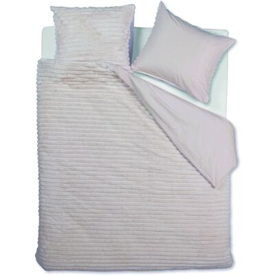 Riviera Maison Rivièra maison furry stripes dekbedovertrek - eenpersoons - 140 x 200/220 cm - gebroken wit Riviera Maison Rivièra maison furry stripes dekbedovertrek - eenpersoons - 140 x 200/220 cm - gebroken wit