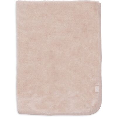 Jollein deken ledikant 100x150cm basic sherpa/jersey silk rose Jollein deken ledikant 100x150cm basic sherpa/jersey silk rose