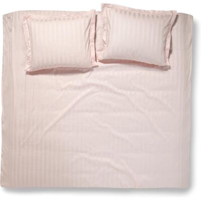 Damai linea - dekbedovertrek - 240x200/220 cm - lits-jumeaux - roze + 2 kussenslopen 60x70 Damai linea - dekbedovertrek - 240x200/220 cm - lits-jumeaux - roze + 2 kussenslopen 60x70
