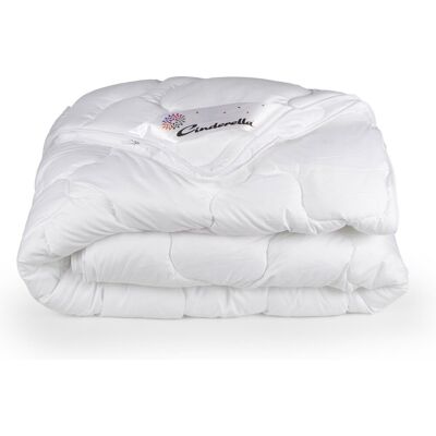 Cinderella ambient dekbed 4-seizoenen - 2 persoons - synthetische vulling - microfibre tijk - anti-allergie - 260x220 cm Cinderella ambient dekbed 4-seizoenen - 2 persoons - synthetische vulling - microfibre tijk - anti-allergie - 260x220 cm